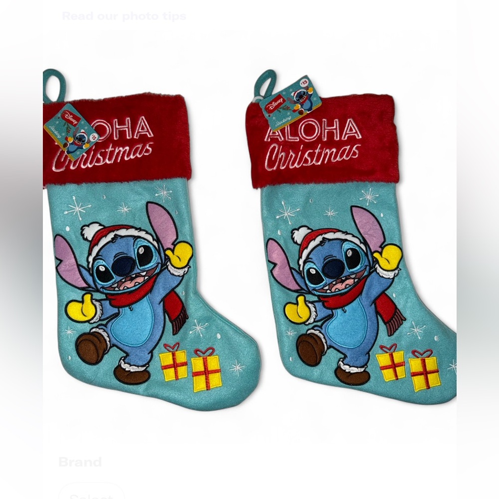 Disney Stitch Christmas Stockings (2)